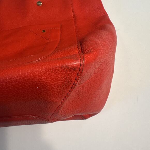 Letizia Large Red Tote Bag Purse, Spacious Shoulder Shopper, 17” Wide Xmas - Picture 3 of 8